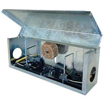 Tunnelbox Mus M/2 Smækfælder (uden lokkemiddel)