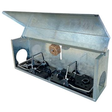 Tunnelbox Rotte M/2 Smækfælder (uden lokkemiddel)