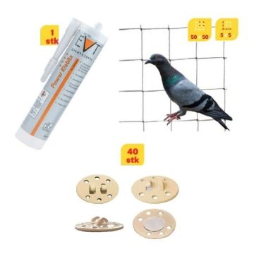 Duenet pakkeløsning - til altan (3 x 5 meter)