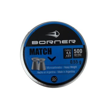 Hagl til luftgevær 4,5mm flade (500 stk.)