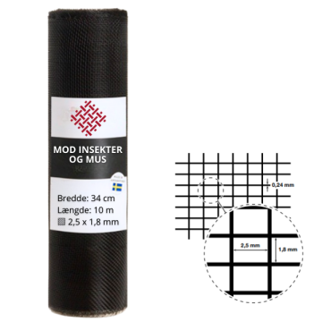 Insektnet 10 meter - mod insekter og mus