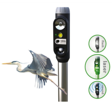 Laser Guard - Skræmmer mod fiskehejre (m. bevægelsessensor)
