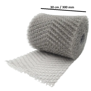 Mus & rotte STOP stål ringnet, bredde 30 cm (sælges pr. meter)