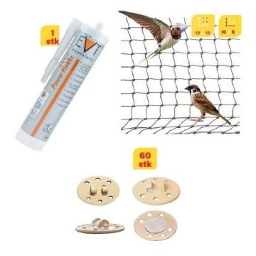 Små fugle pakkeløsning - til altan (3 x 5 meter)