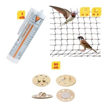 Små fugle pakkeløsning - til altan (3 x 10 meter)