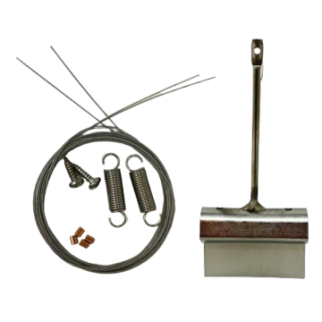 Tagrende wireholder t. rund vulst komplet med smådele