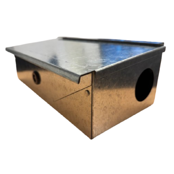 Rottestation til gift eller smækfælde (L.36 cm)