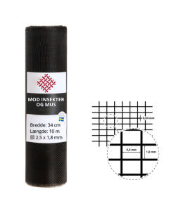 Insektnet 10 meter - mod insekter og mus